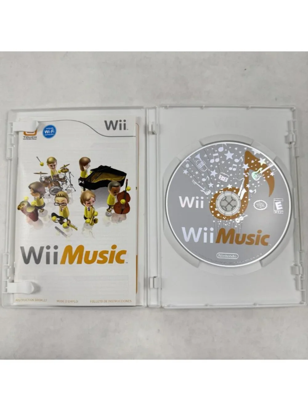 Nintendo Wii Music Game Interactive Musical 60 Instruments E Everyone Complete